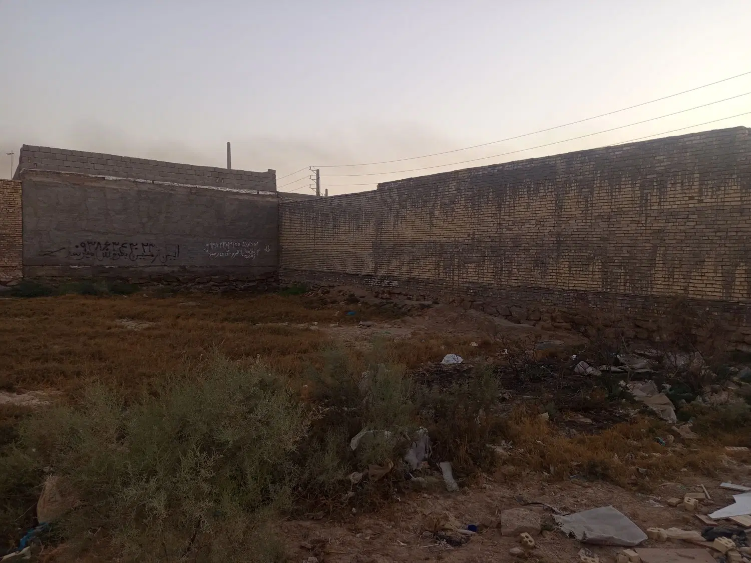 زمین مسکونی 210 متری ورودی مسکن مهر