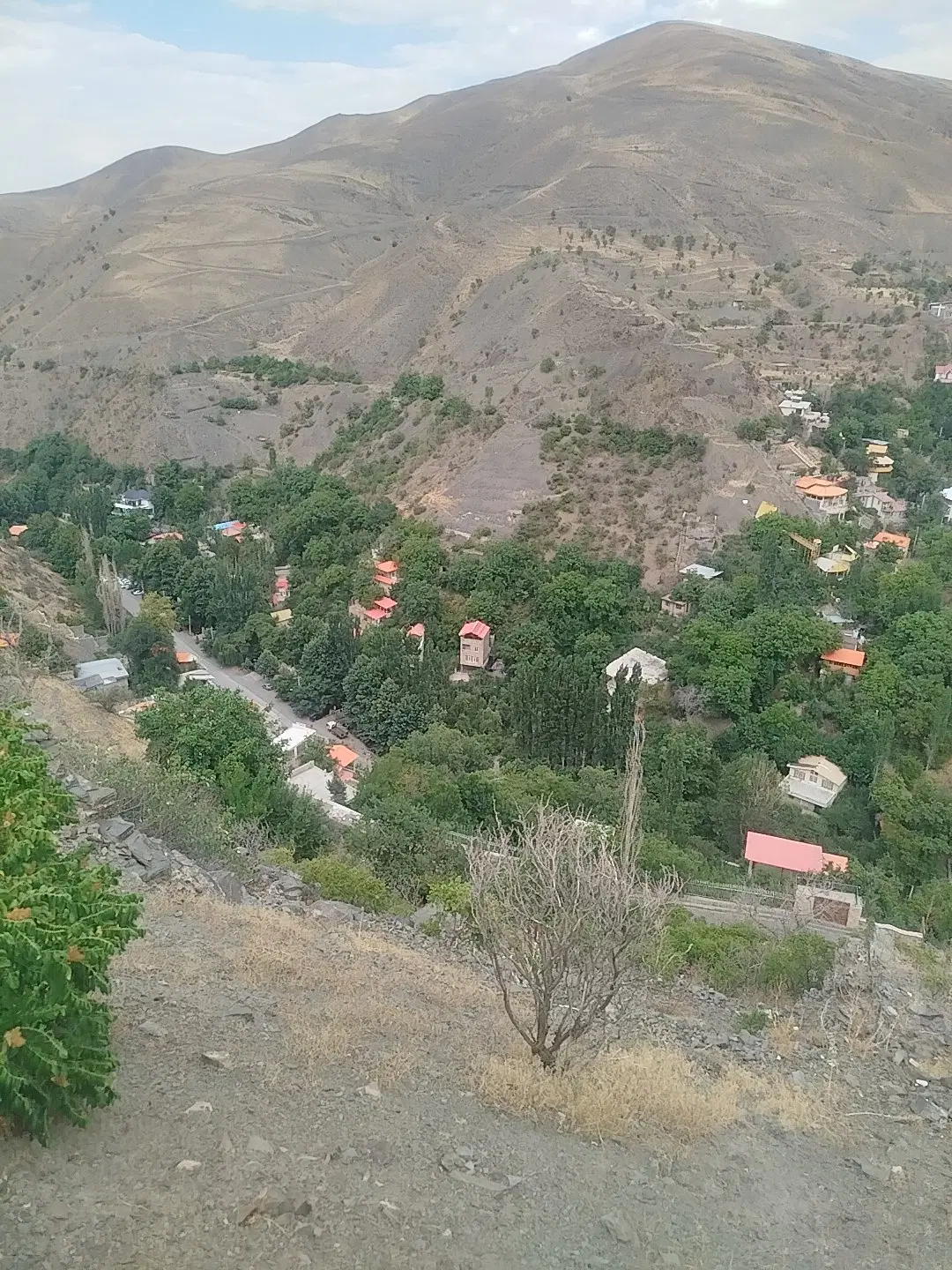 باغ زشک ویلا زمین باغی درزشک چشم انداز ویو ابدی