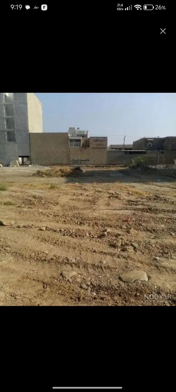 زمین ۱۰۰ متری سر دو نبش معاوضه