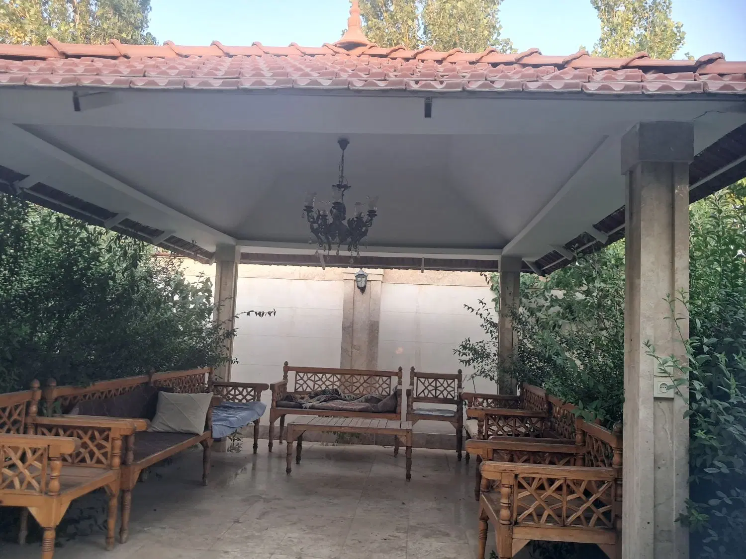 ۱۰۰۰متر باغ خیابان بوستان استخر داخل