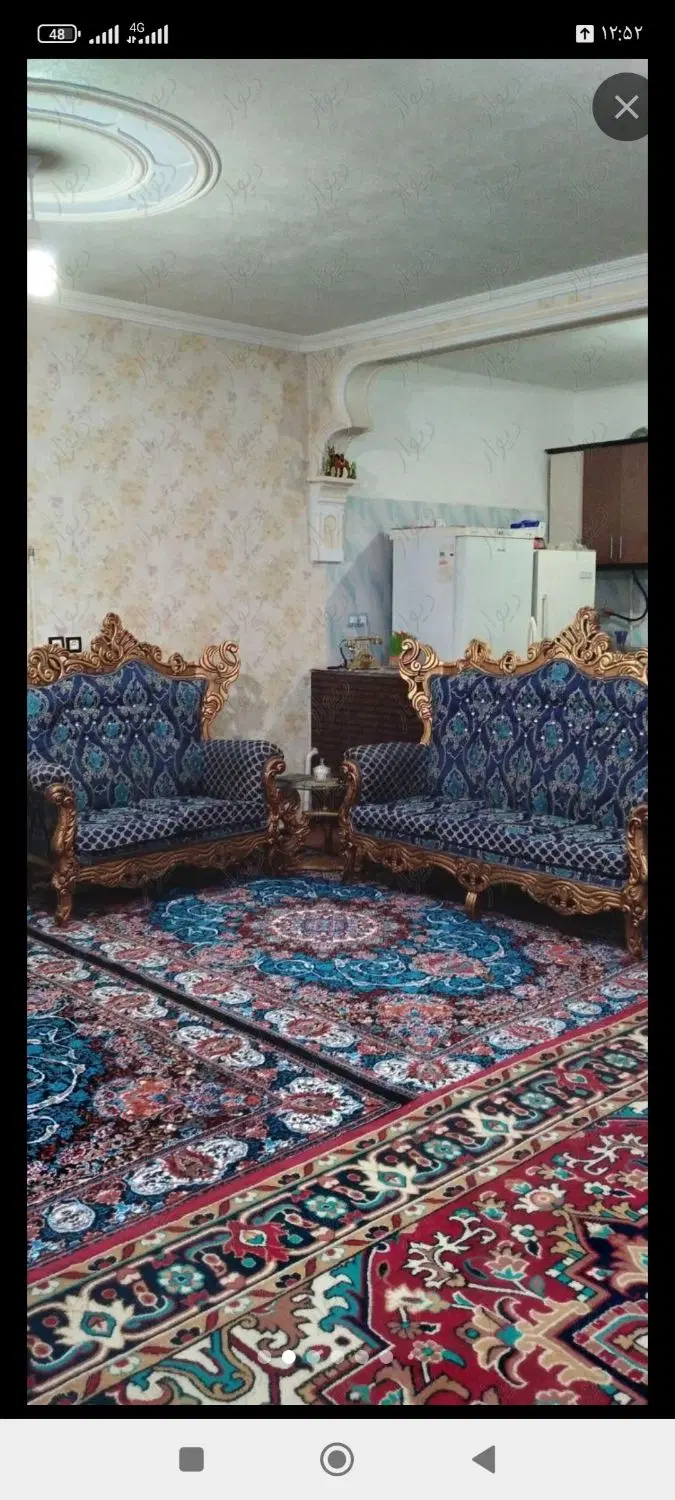 خانه ای دربست حیاطدار دوخوابه ۱۰۰ متر