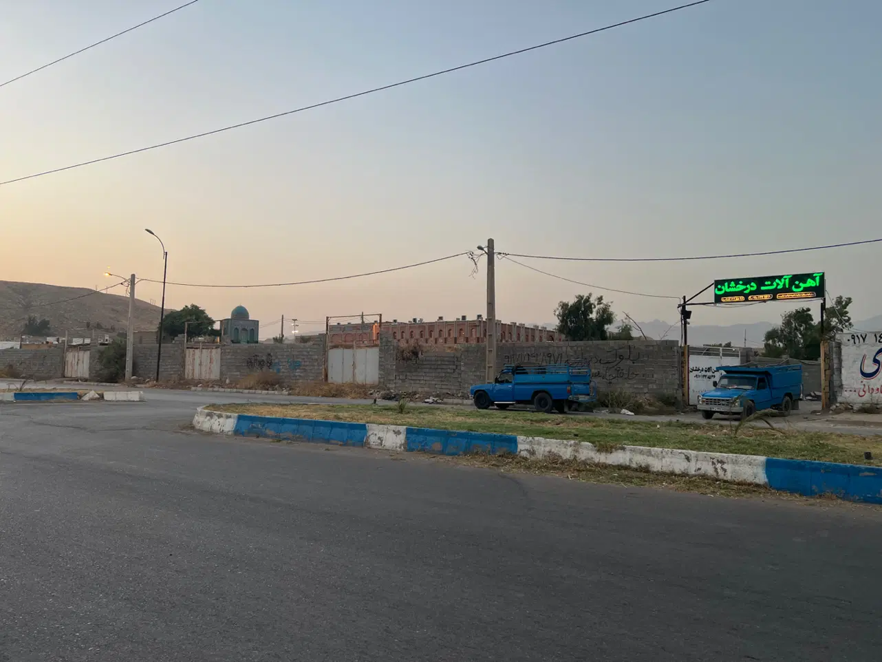 اجاره زمین کارگاهی باغ فردوس ۱۰۰۰ متری