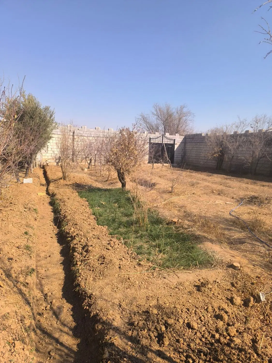 زمین چهار دیواری باغی،کارگاهی
