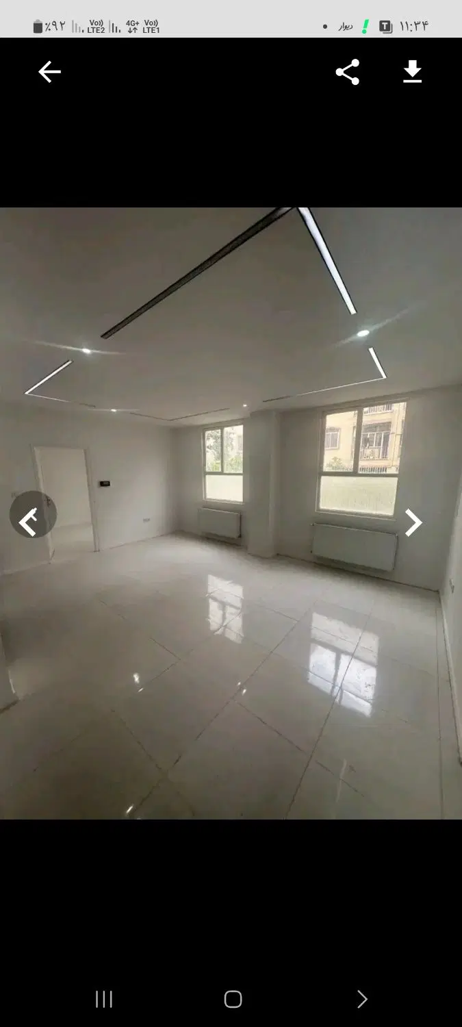 ۷۵ متر دوخواب طبقه اول با پارکینگ اختصاصی