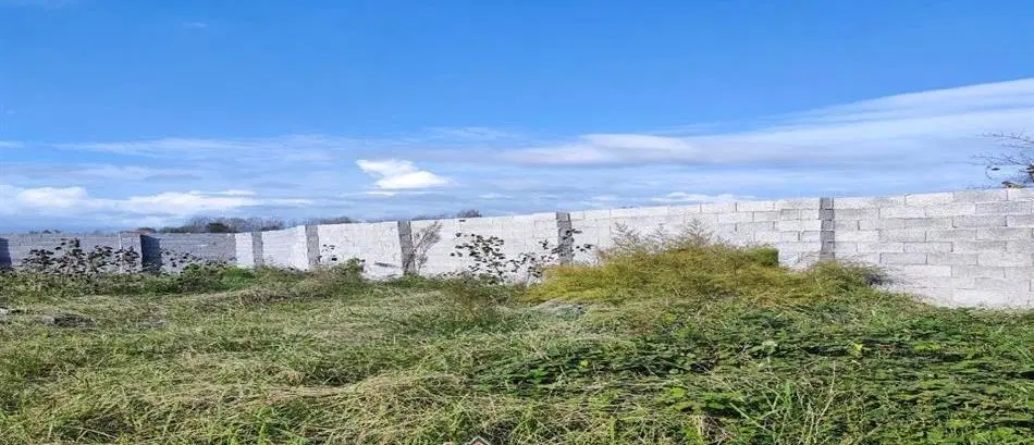 اجاره یک زمین دیوار کشی