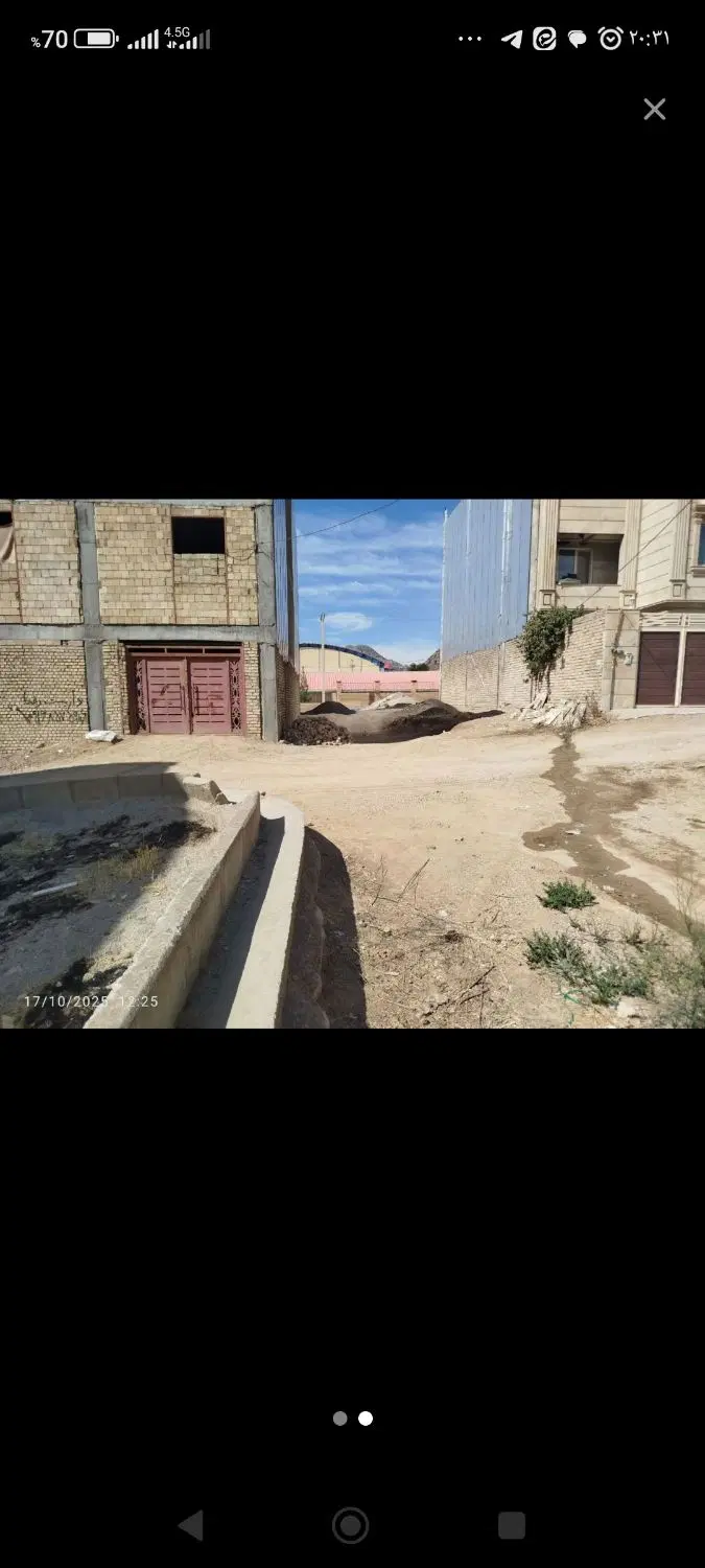 زمین 162متر بسیجیان فاز دو