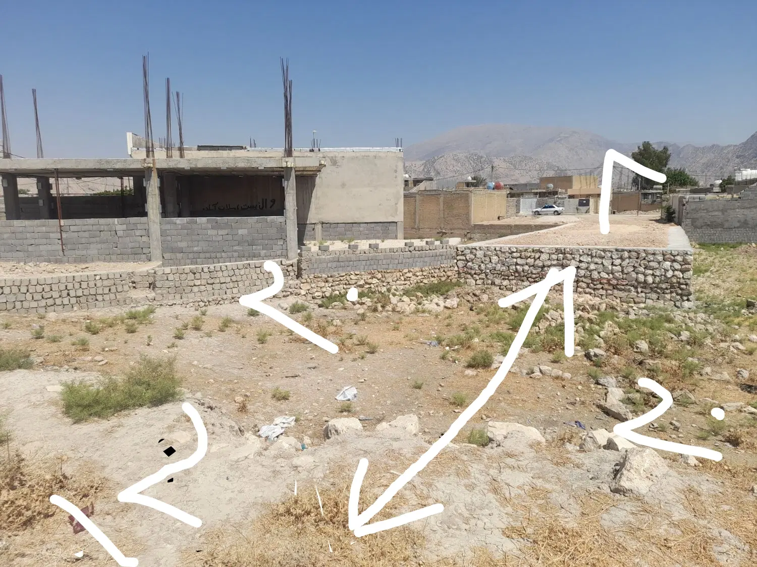 زمین کلدوزخ۱  خ شهدا ۱۳متری