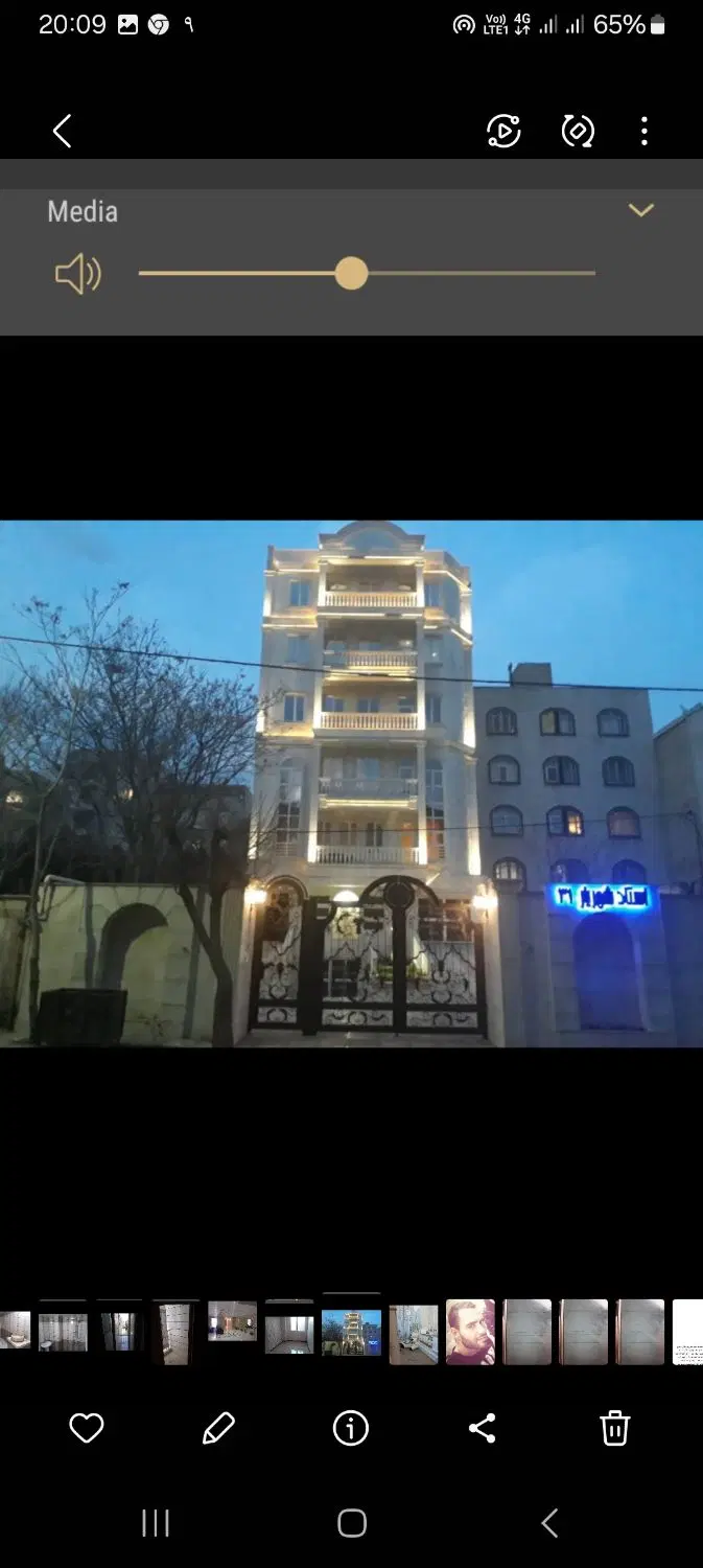ارزنده9فاز2نما رومی لابی رمپ‌ 140m سه خواب فول