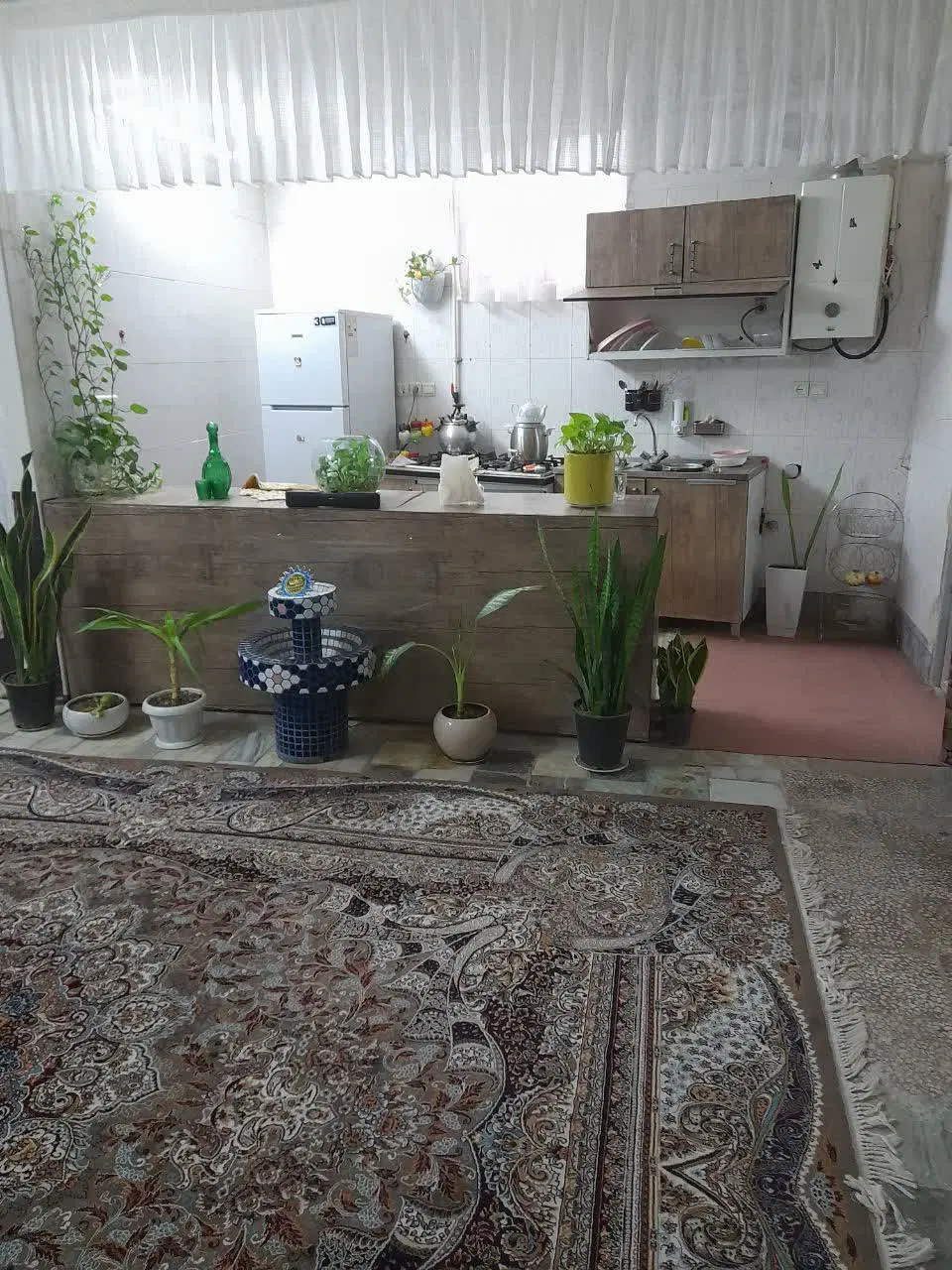 یک باب زیر زمین  گلخانه ای  ۶۰ متری یک خوابه