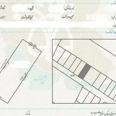 ۳۰۰ متر زمین مسکونی واقع در بازار قدیم خودرو
