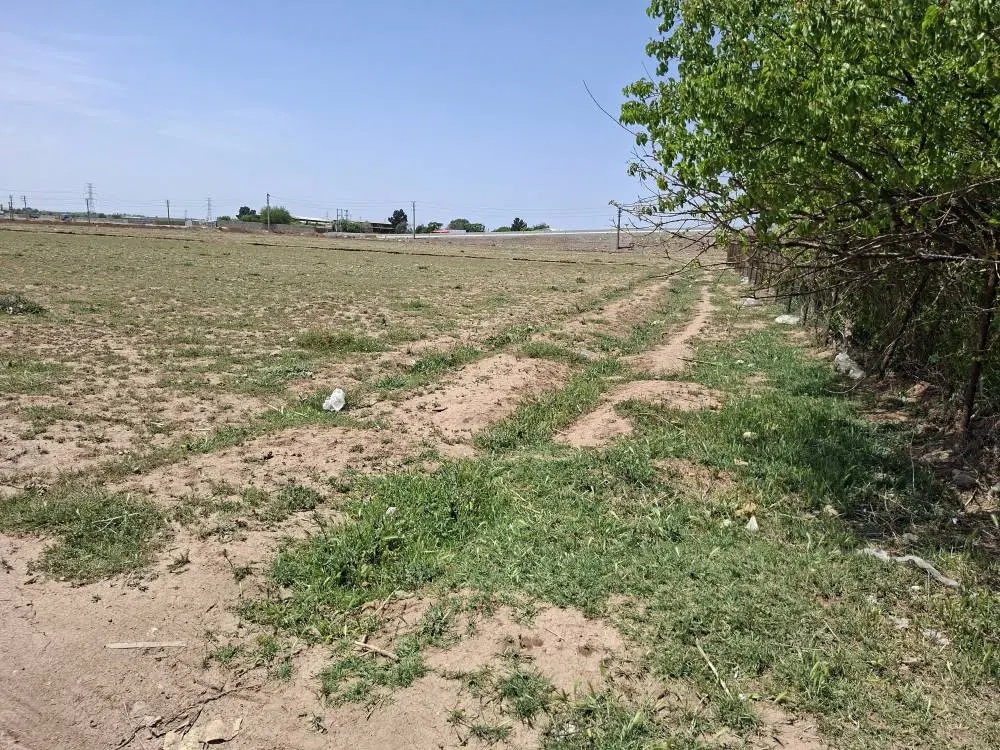 ۲۵۰۰مترزمین کشاورزی با۲ساعت آب چاه ایستگاه آبیک