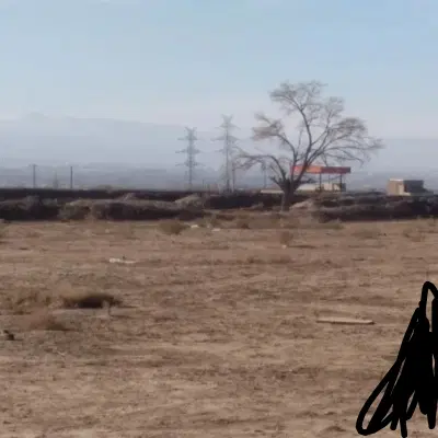 زمین سر خیابان بم