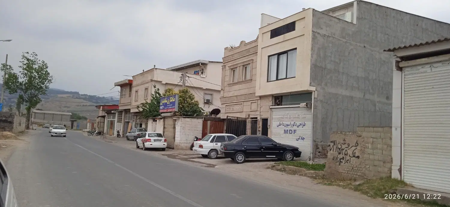 فروش زمین تجاری مسکونی در خیابان اصلی اوزینه