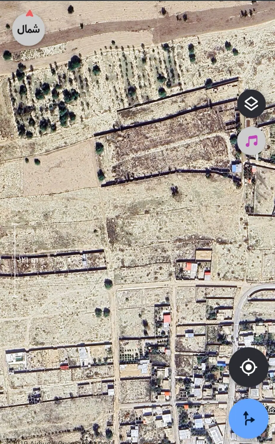 زمین باغی دهنو بخش ساحلی