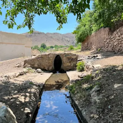 اب قنات روستای اندیس