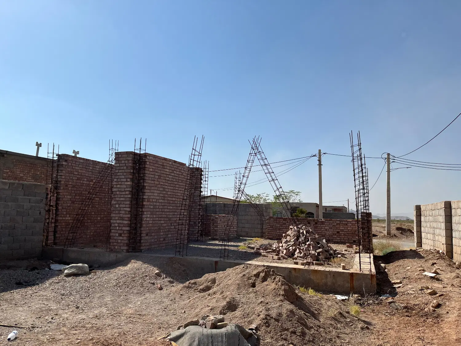 فروش زمین نیم ساز روستای خیراباد