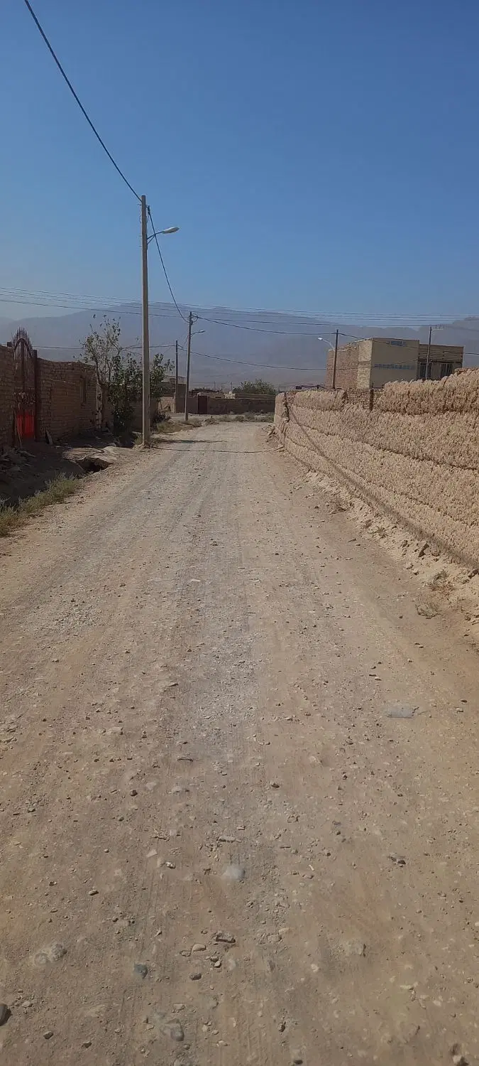 زمین جاده گاز ناجی اباد اول خیابان فرشته