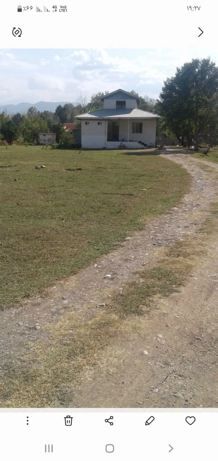 ۳۰۰متر زمین بایر روستای اسطلخ زیر شاندرمن