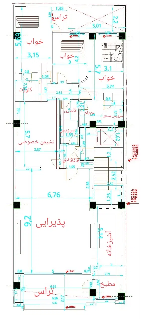 225 متری تکواحدی نامدنانان