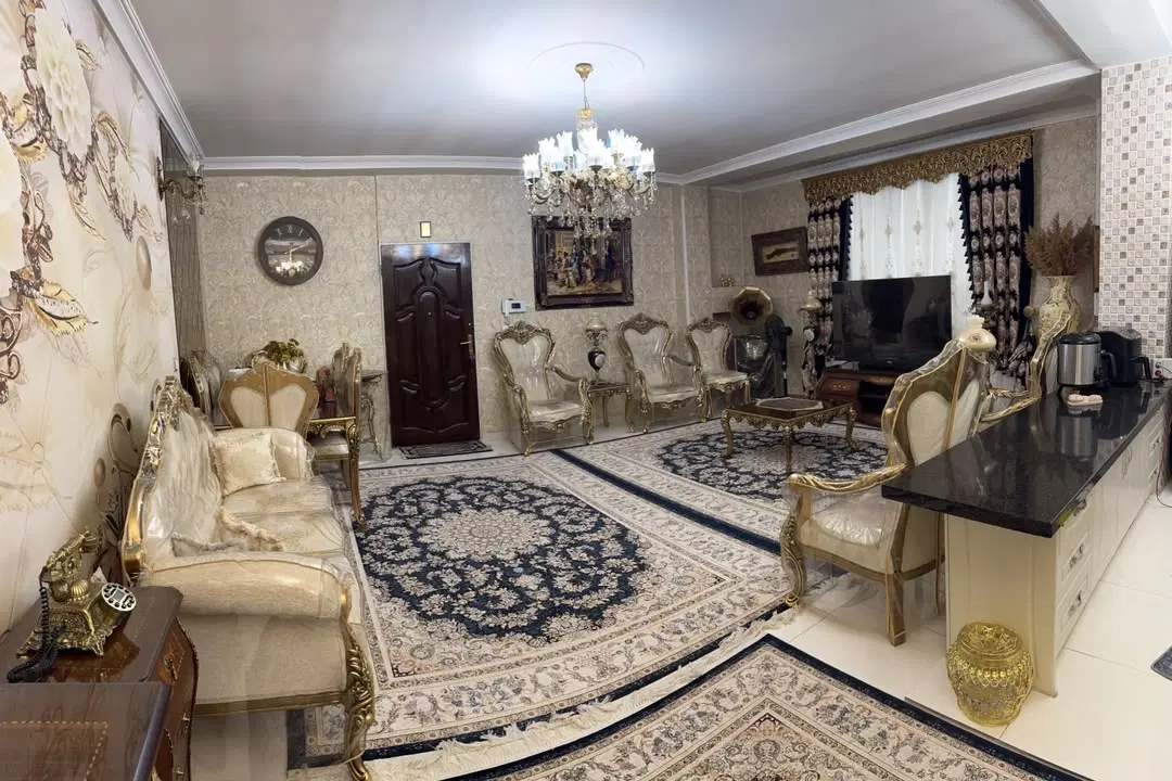 ۷۲ متر بازسازی شده کامل _ سالن پرده خور _ نیایش