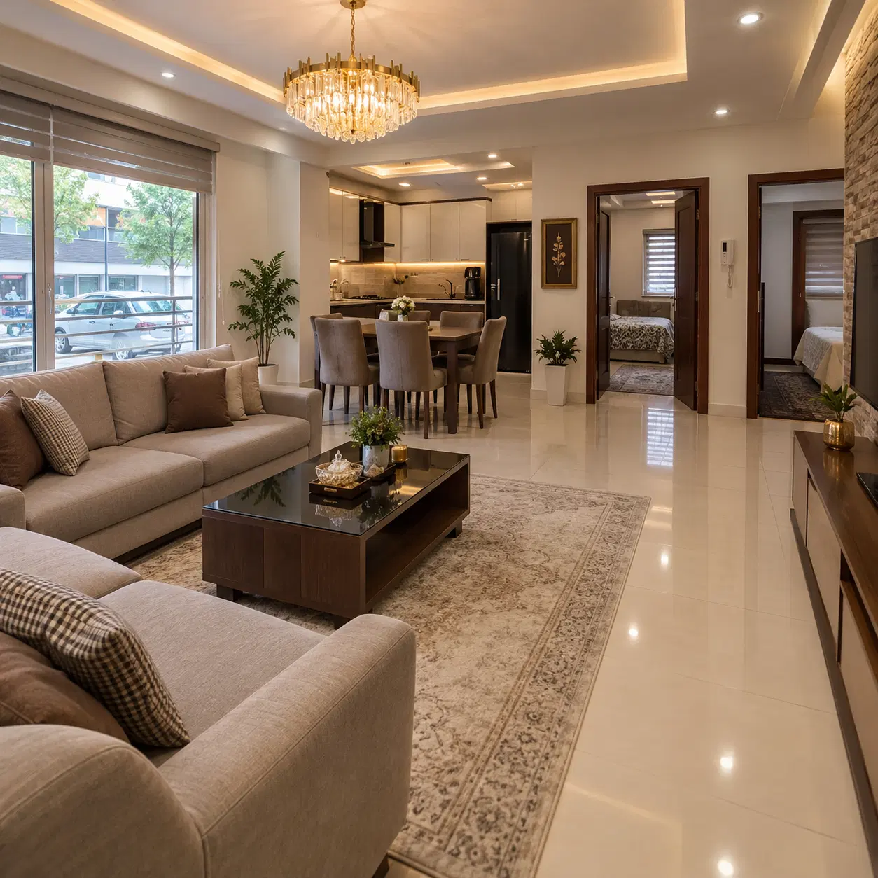رهن و اجاره واحد دوخواب دربست روی سر مغازه