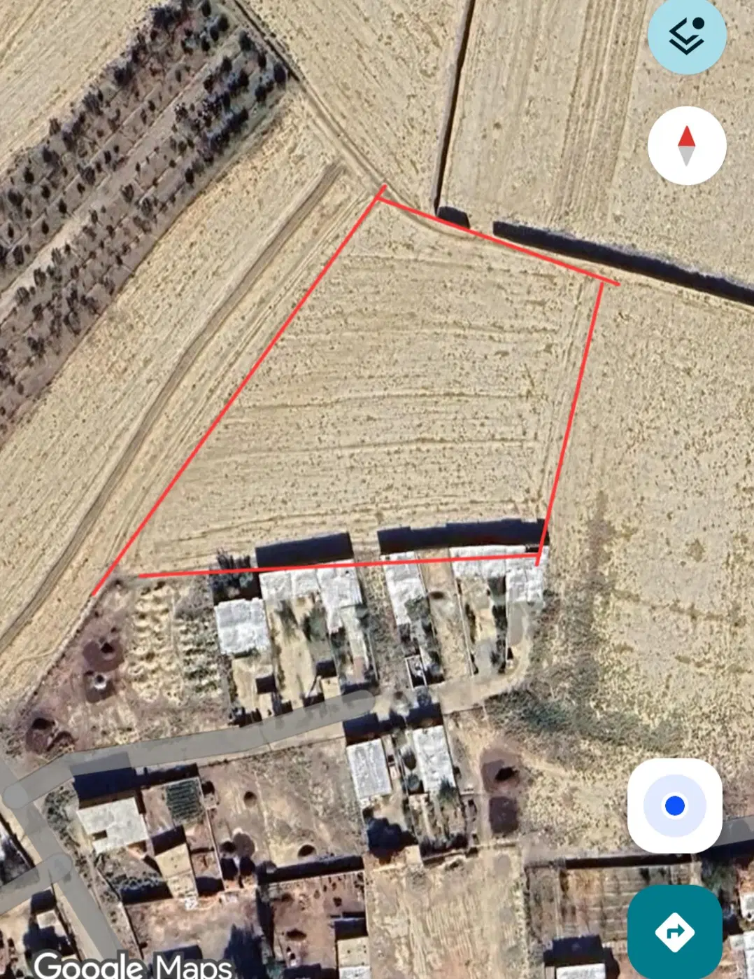 زمین برای ساخت داخل محدوده روستای پته ویر