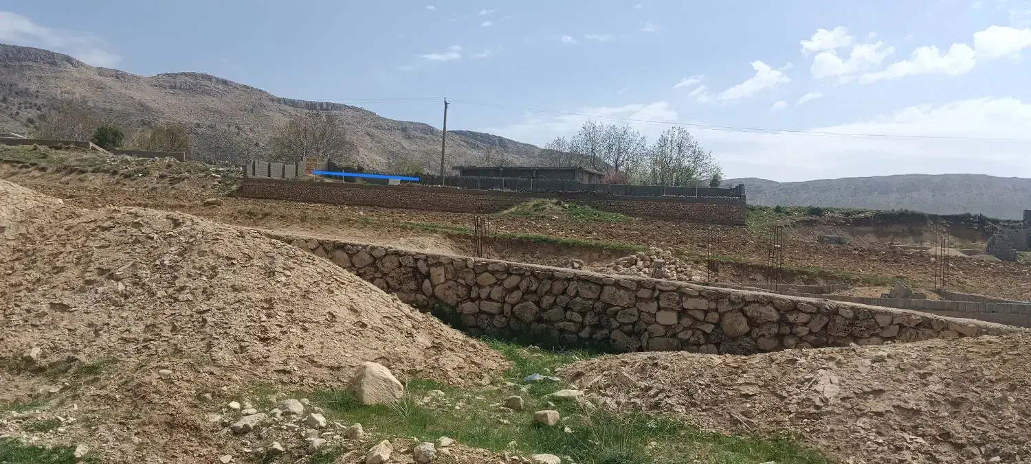 فروش زمین مسکونی حصار کشی شده در دشت روم یاسوج