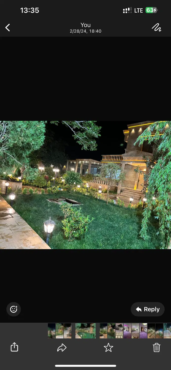 اجاره باغ سالیانه ۸۰۰ متری اصفهانک