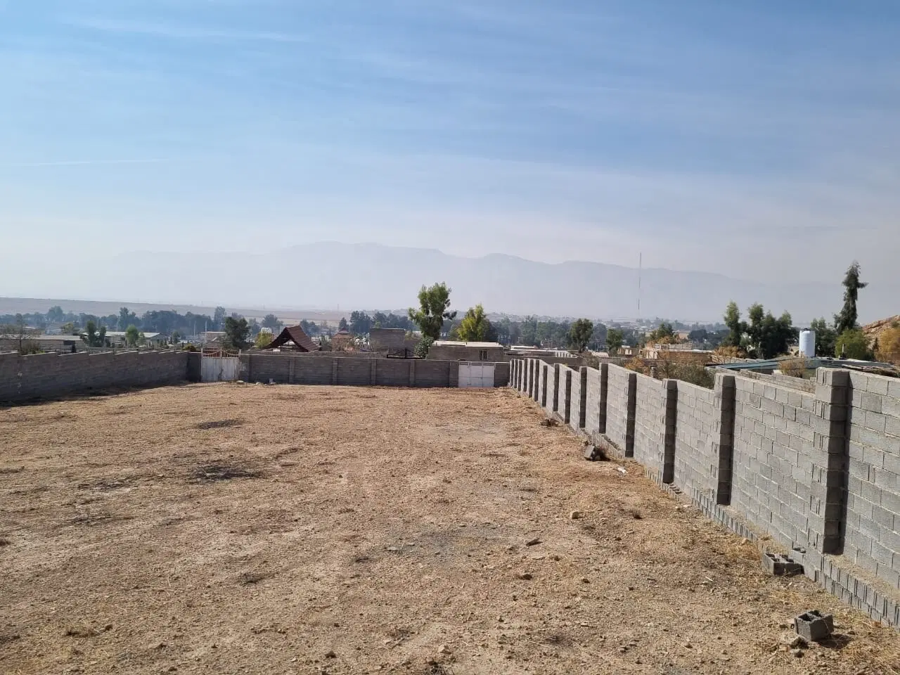زمین باغ باغچه تیون