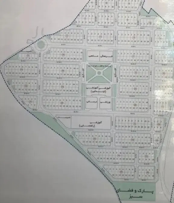 زمین تجاری روبروی کارخانه زمزم