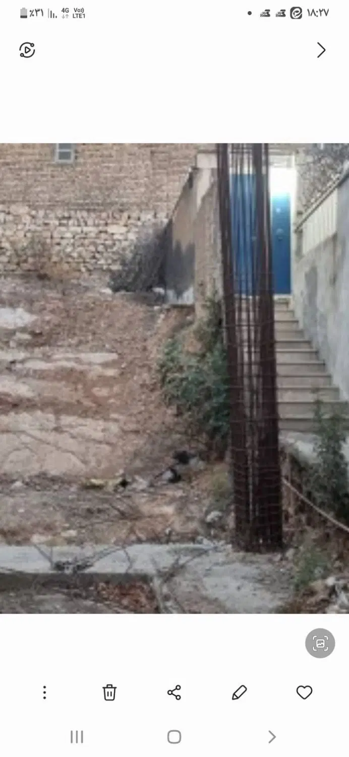 یک قطعه زمین ۲۰۰متری در خیابان هشتم قاضی آباد پ ۶۴