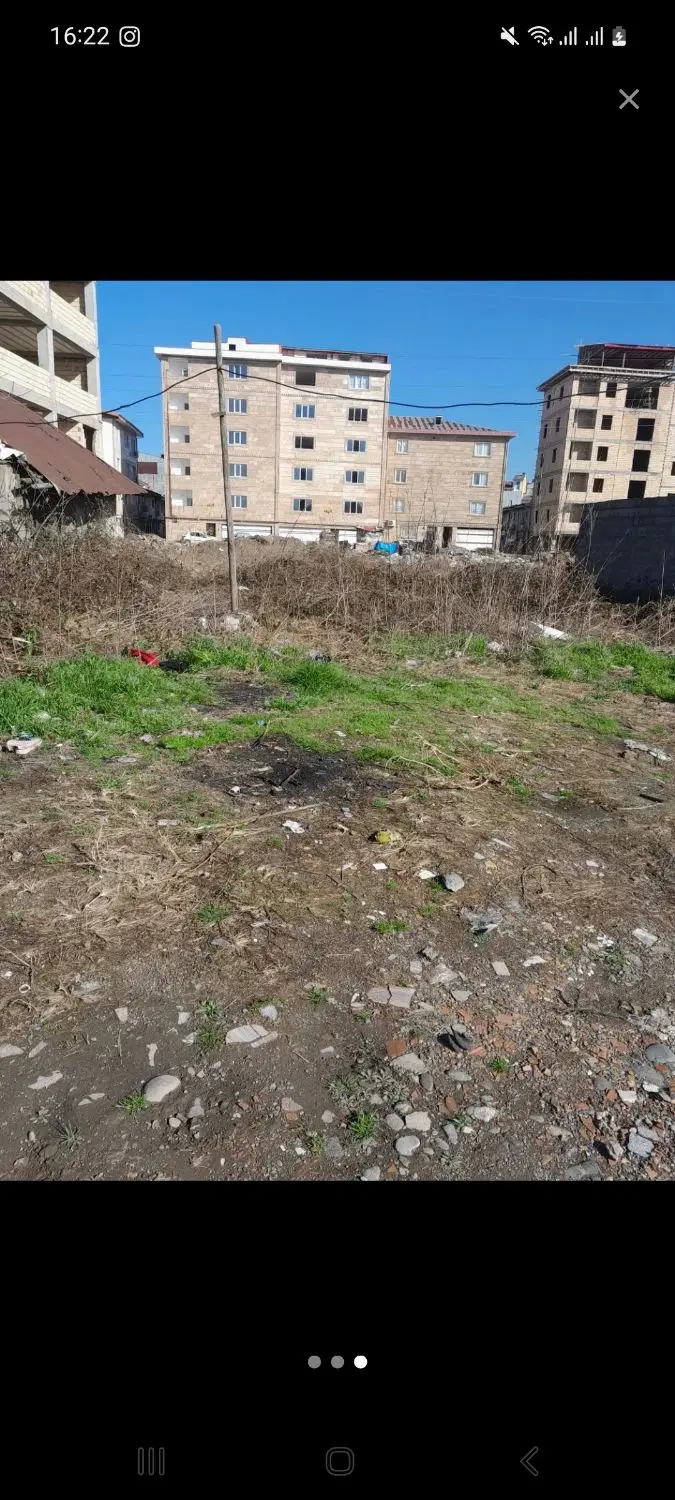 زمین حدود ۲۲۰ متر ورودی مسکن مهر