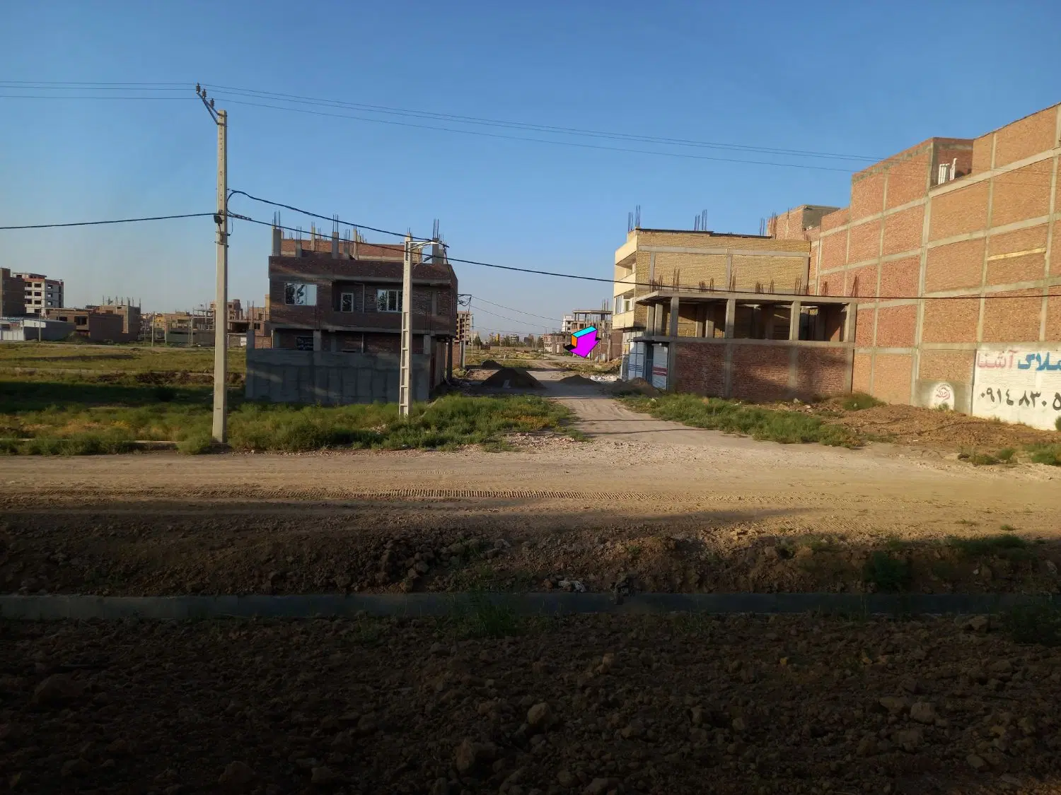 قطعه زمین دو نبش تجاری