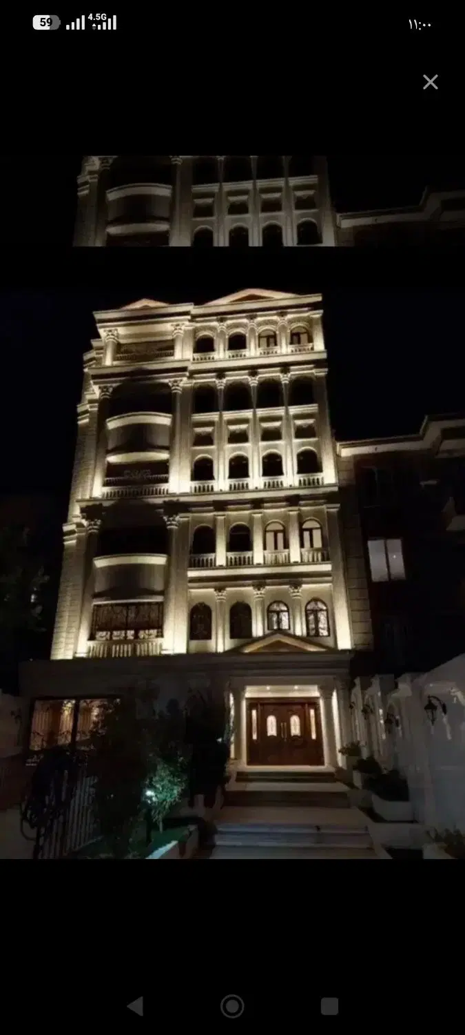 آپارتمان ۷۴ متری غرق نور خوش نقشه گل ساختمان