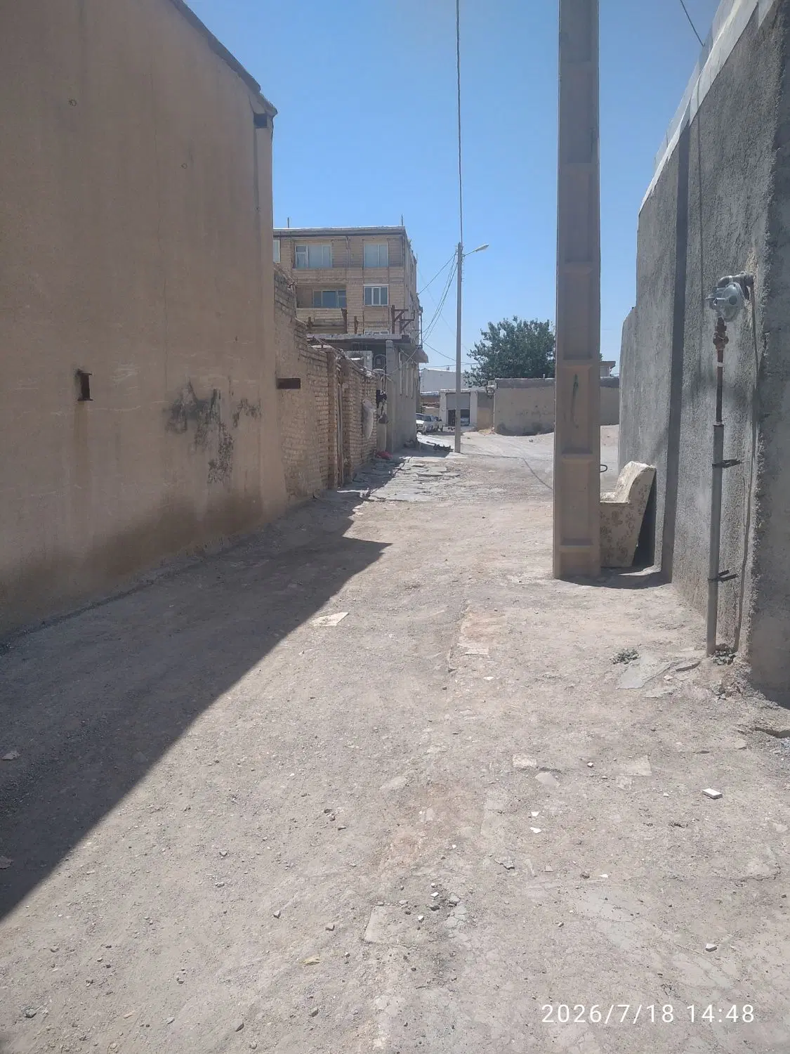 زمین کلنگی متراژ صدمترمربع