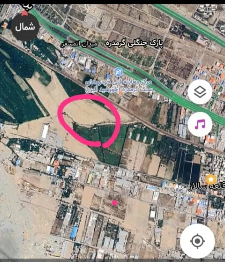 زمین در گرمدره فقط متری پنج میلیون