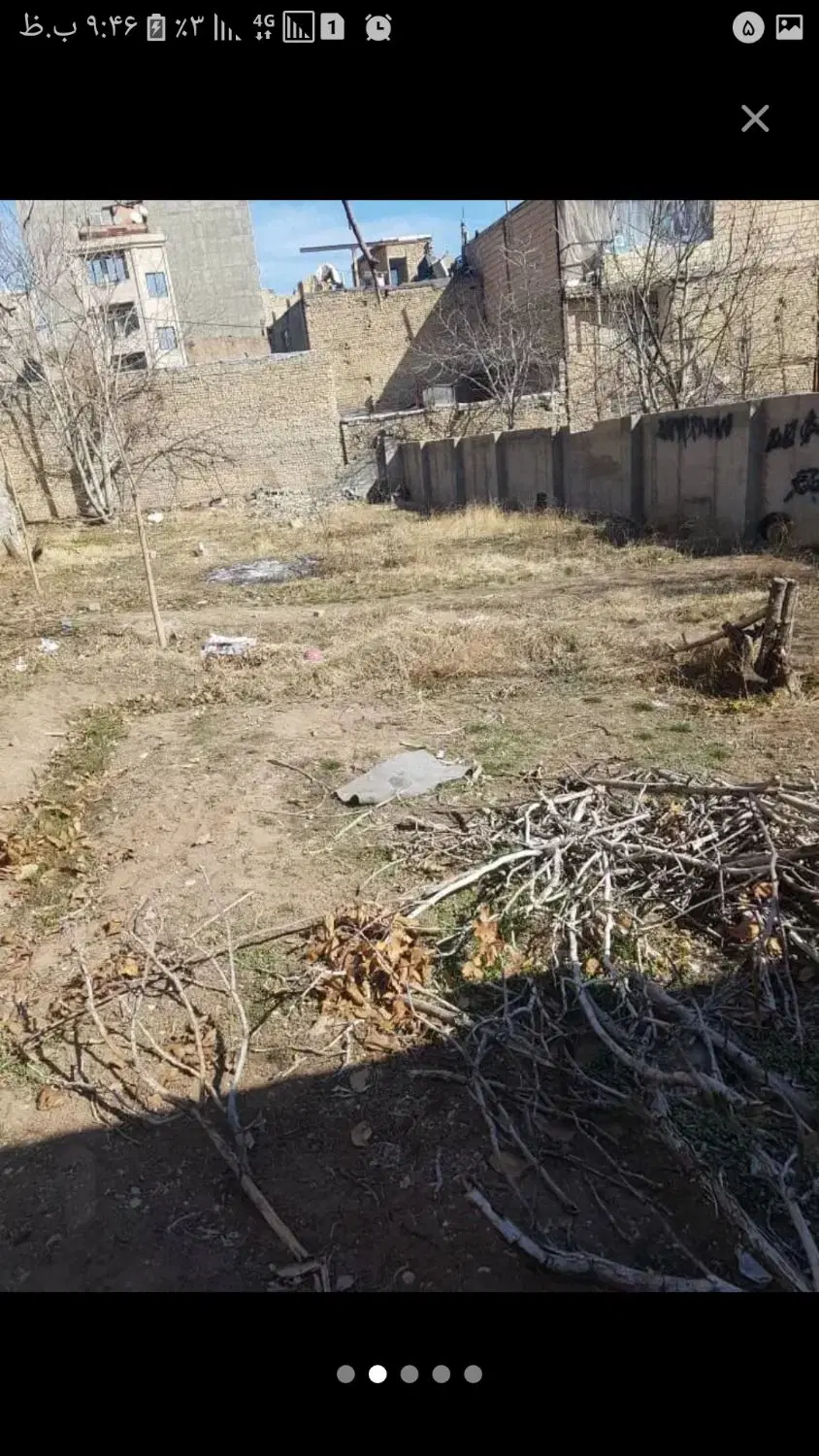 642مترزمین چهاردیواری بومهن