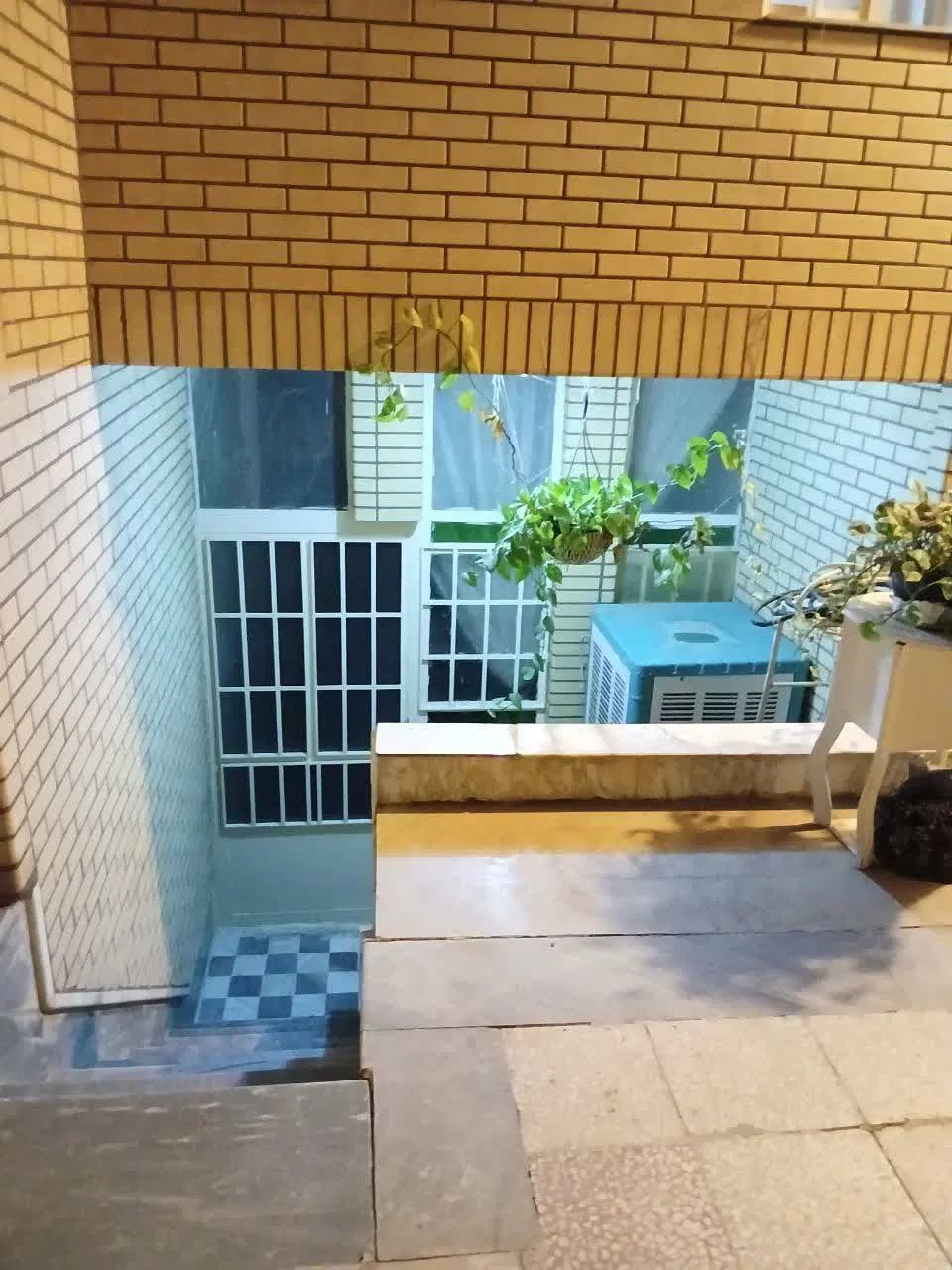 زیرزمین دلباز گلخونه ای حیاط دار