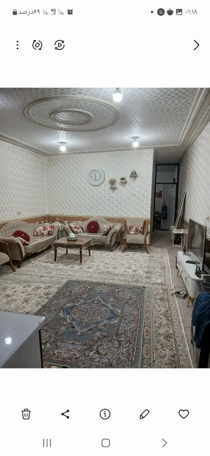 منزل۹۰متری دوخوابه فول درجانبازان