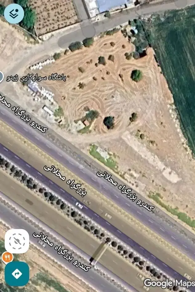 زمین ۸ هزار متری بر بزرگراه محلاتی شهرک آرین