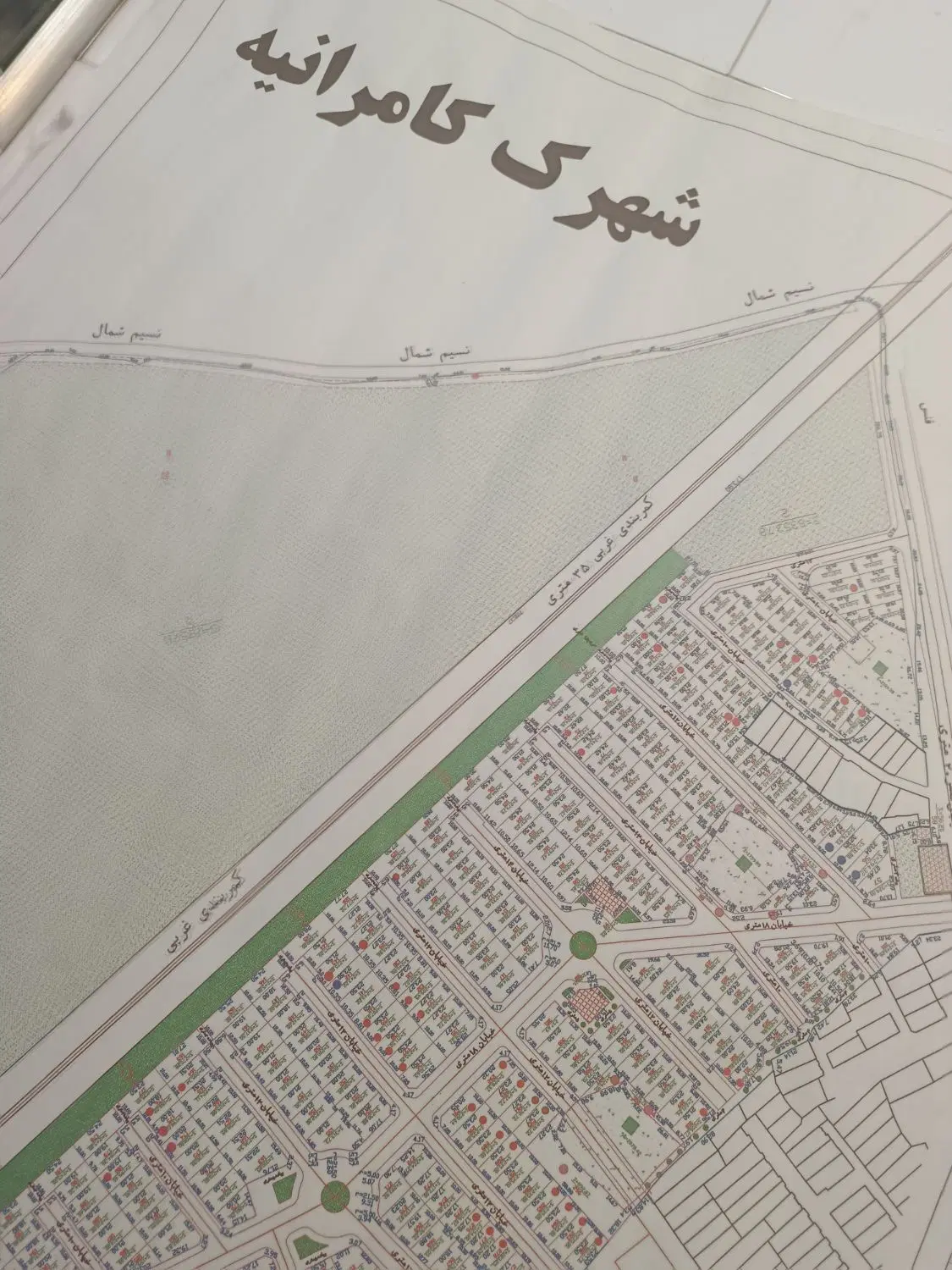 زمین مسکونی تراکم 4 کامرانیه