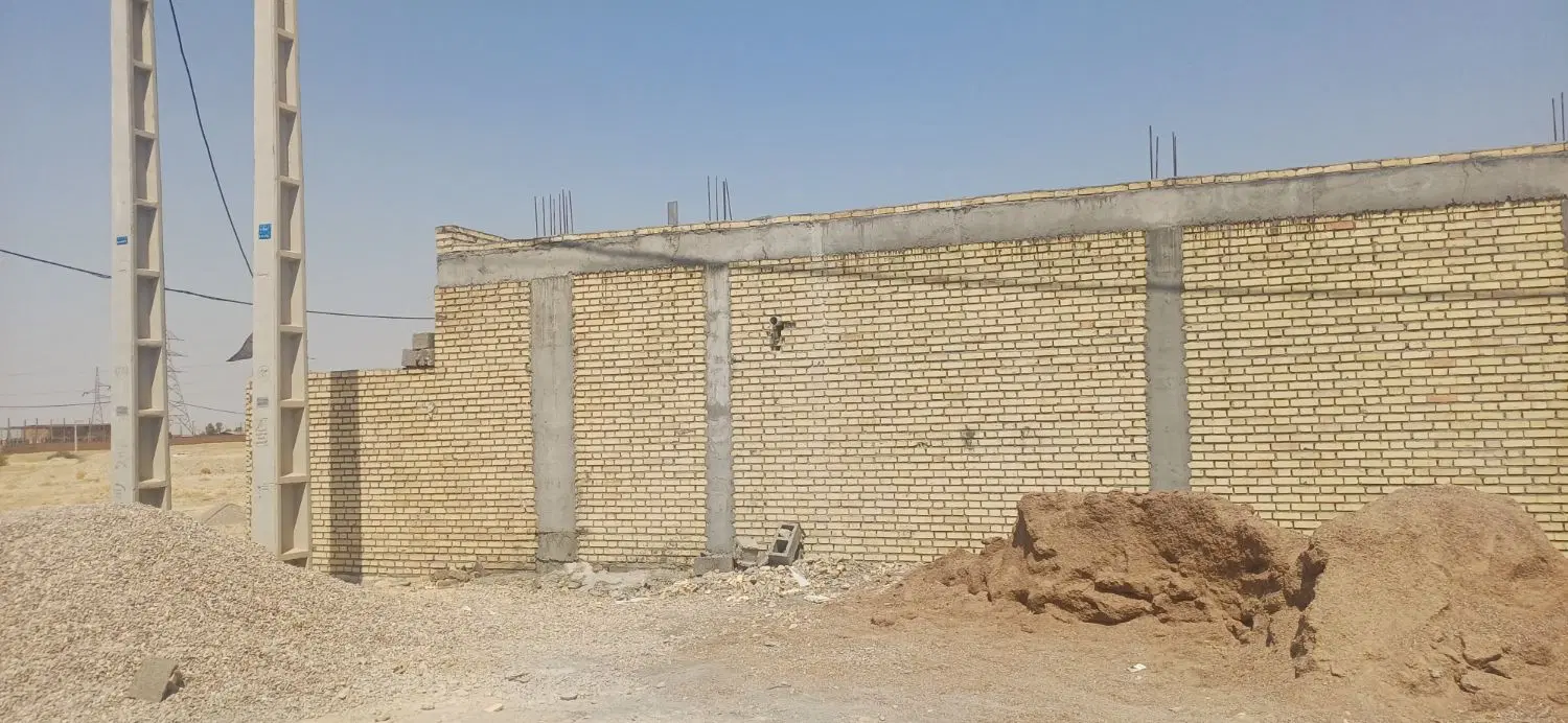 فروش منزل نیمه کاره سقف اجرا شده