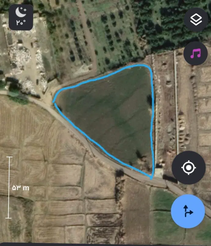زمین 6000 متری جنب گلخانه کمربندی سرخنکلاته
