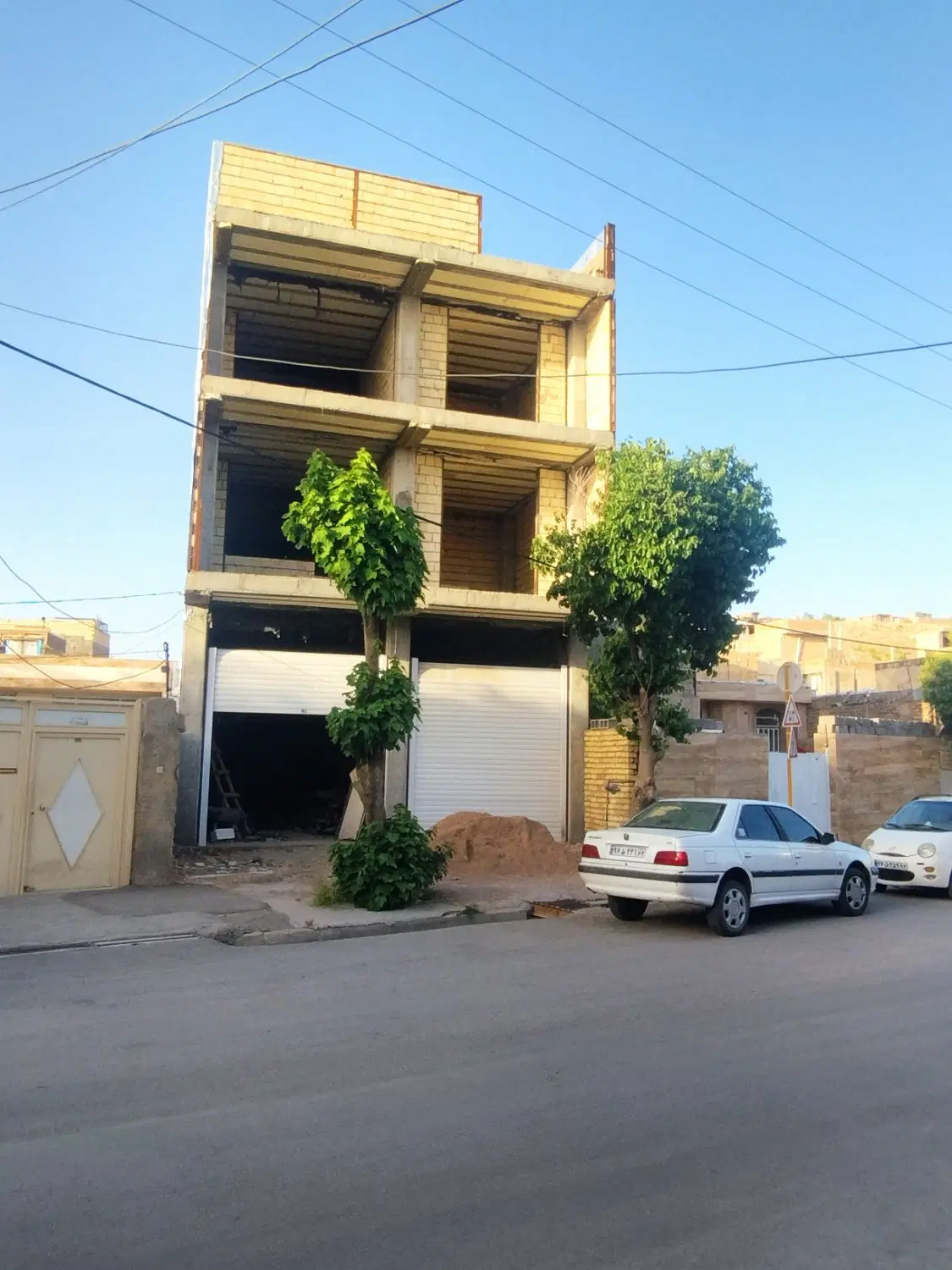 فروش اسکلیت تجاری مسکونی قصر قمشه