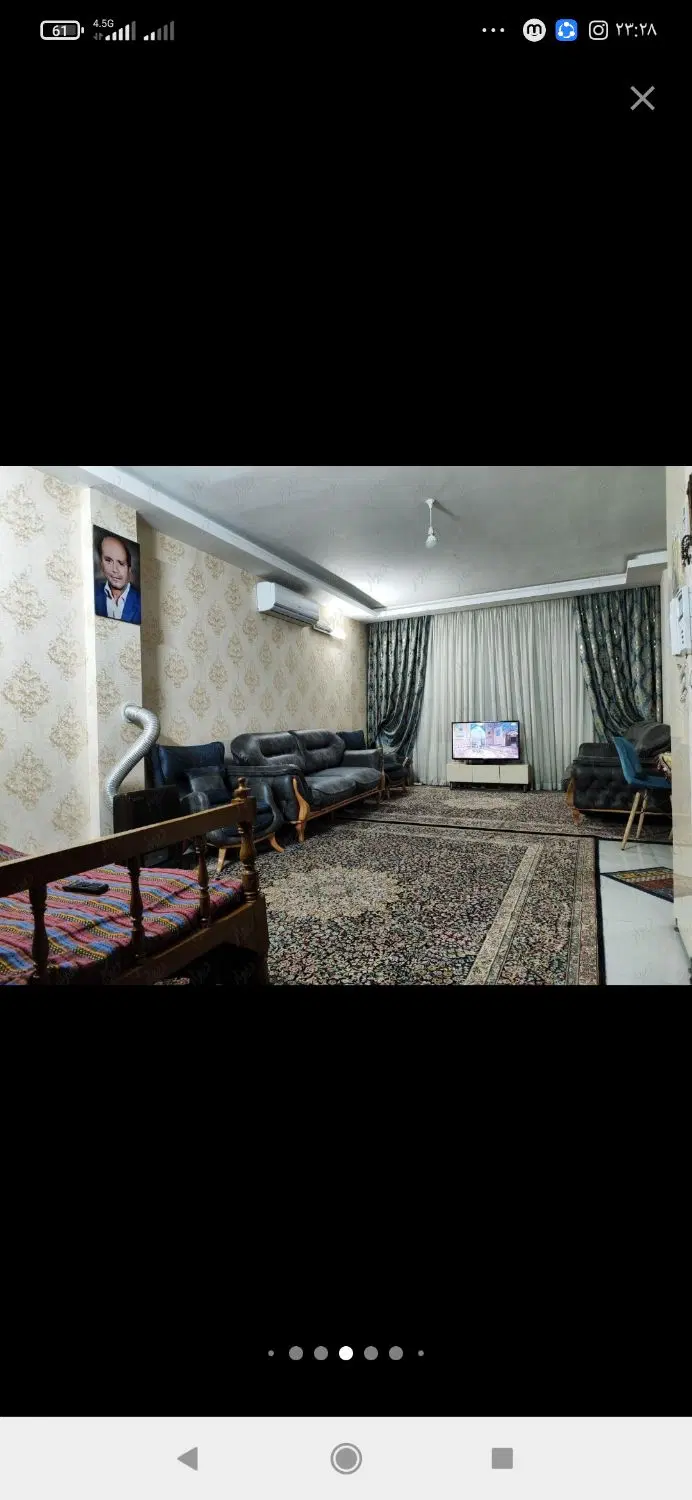 آپارتمان دوخوابه 105متری فول امکانات