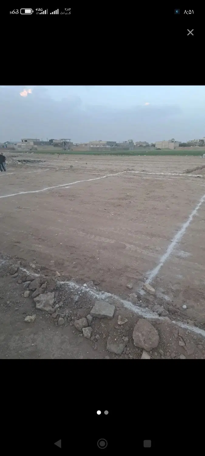 فروش زمین دونبش روبرو دانشگاه پیام نور