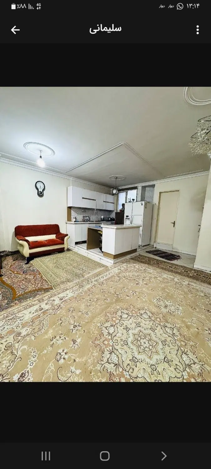 ۶۰متر تکخواب_فول امکانات_ تخلیه_ مرزداران