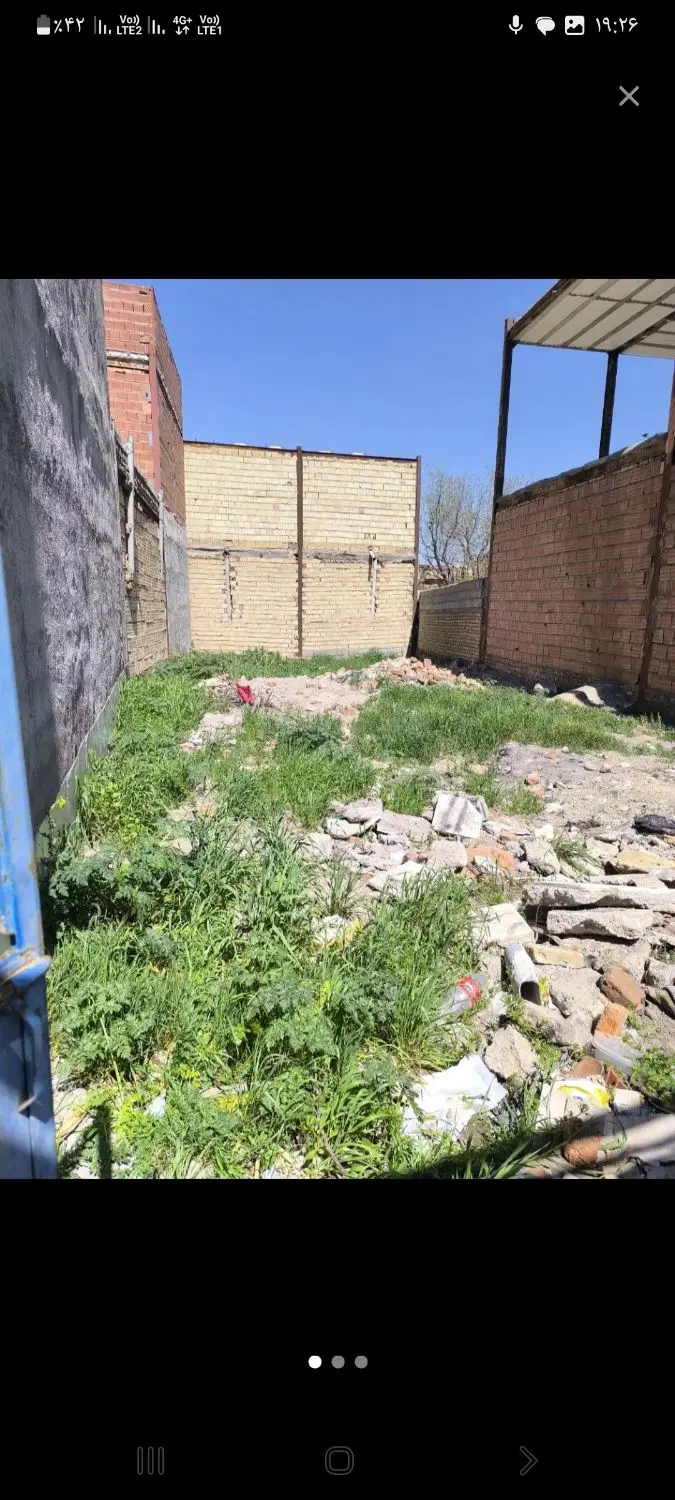 فروش زمین پشت بر