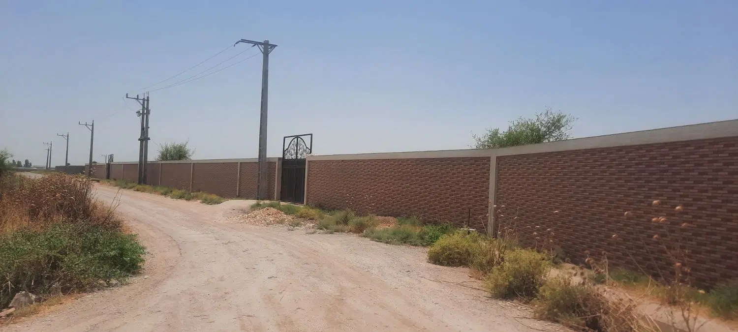 زمین باغچه شهرک منتظری