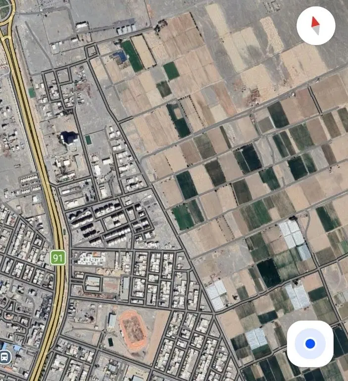 اجاره یک هکتار زمین کشاورزی پشت سیلو